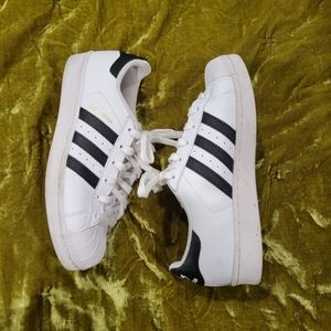 Adidas Black Stripe Superstar